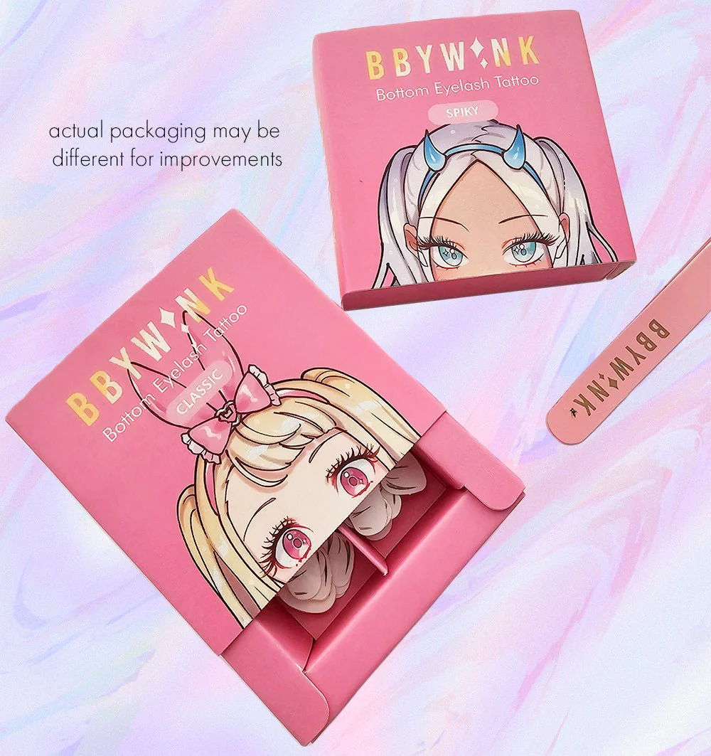 BBYWINK Bottom Eyelash Tattoo - Image 4