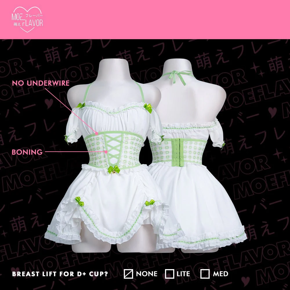 Cottage Maiden Checkered Ruffle Dress - Image 7