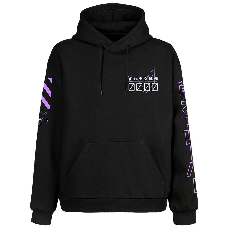 Unisex Cyber Bunny Hoodie Cosplay - Image 3