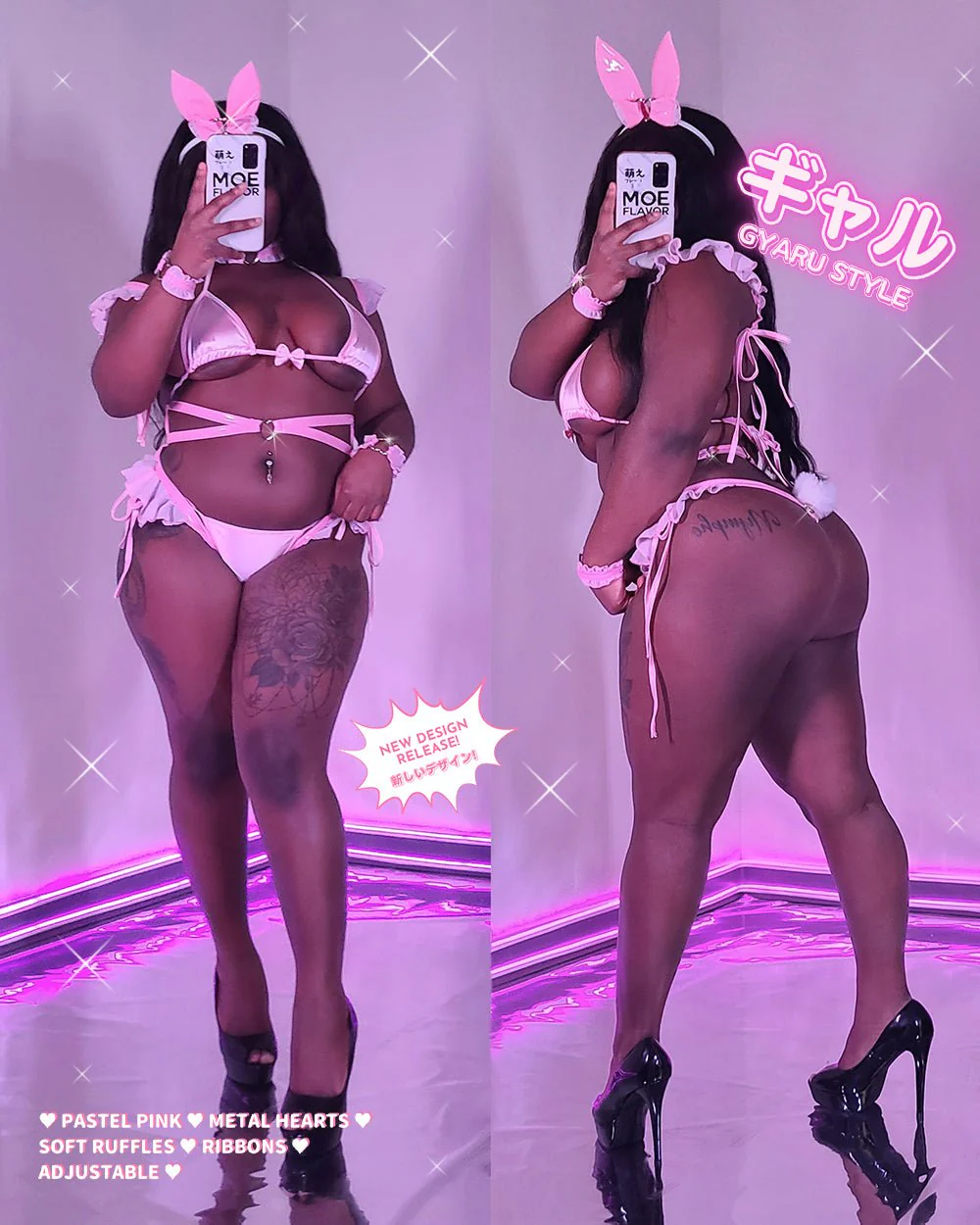 Valentine Bunny Cosplay Outfit - Image 8