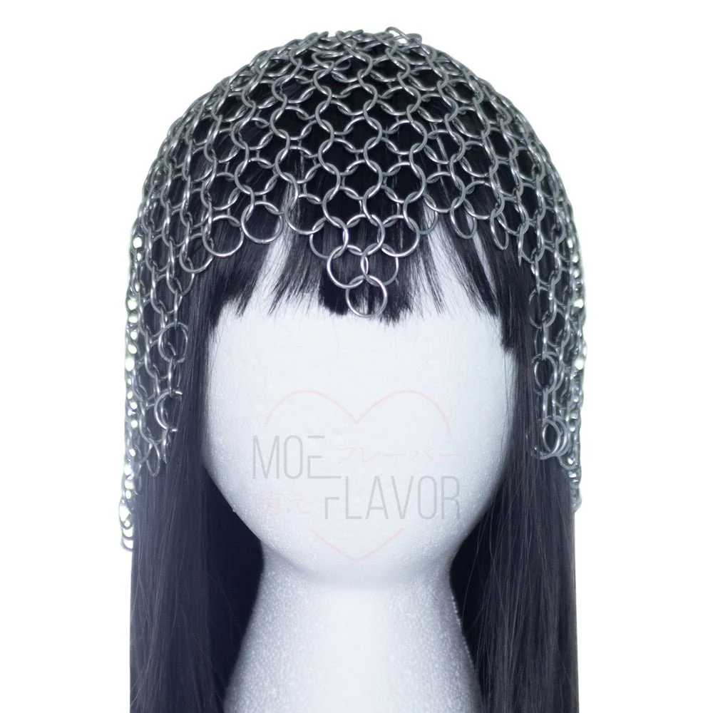 Iron Maiden Steel Chainmail Headpiece - Image 2