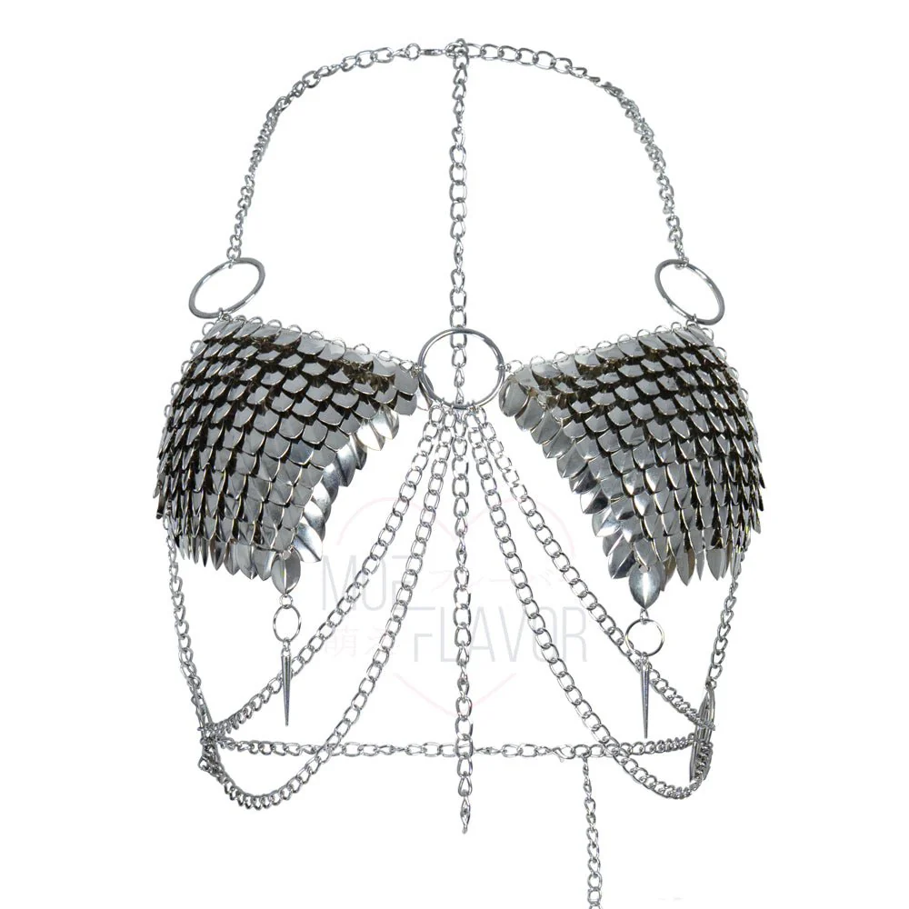 Iron Maiden Top / Skirt Steel Chainmail Scalemail - Image 8
