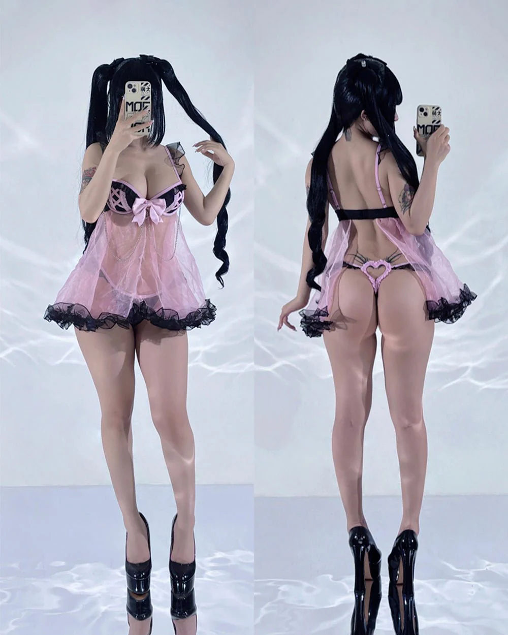 Jirai Kei Babydoll Lingerie Set - Image 4