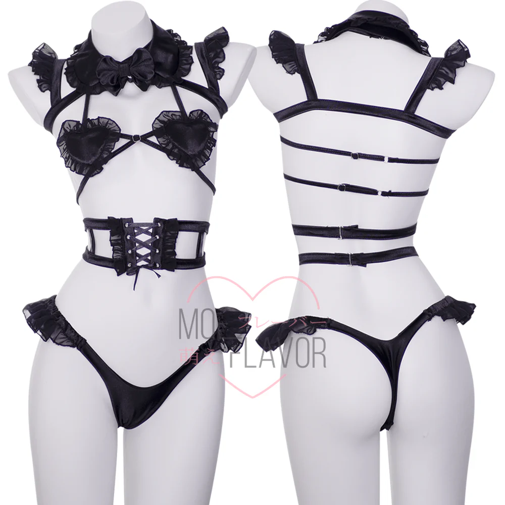 Sweet Talk Heart Ruffle Lingerie - Image 7