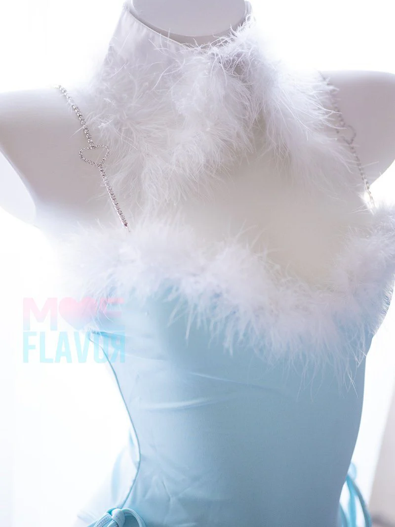 Winter Bunny Heart Rhinestone Bodysuit - Image 4